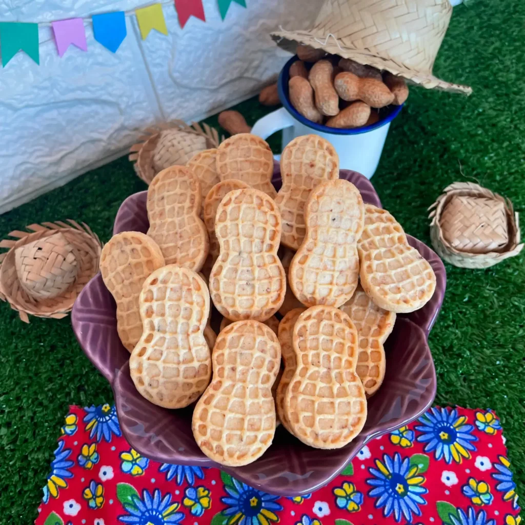 Biscoito amendoim junino