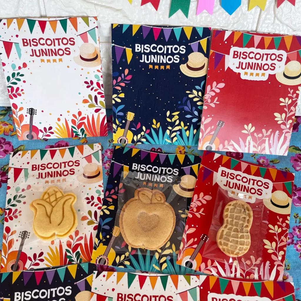 Biscoito card junino