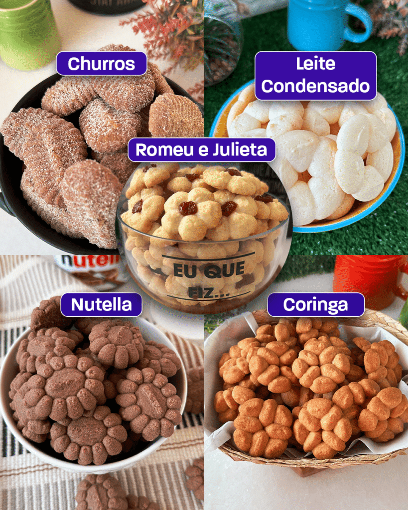 Massas para Biscoiteira