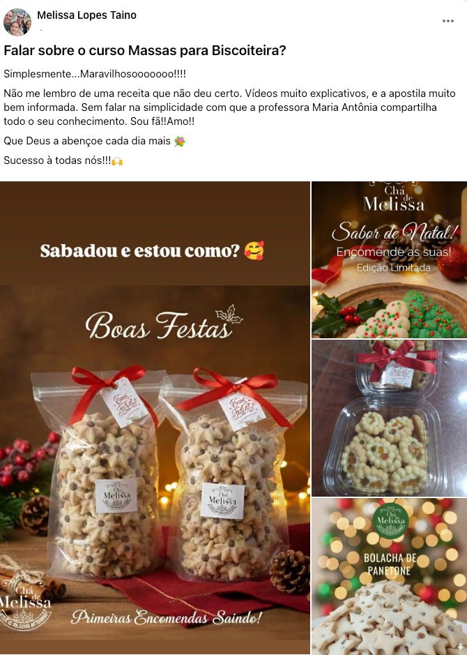 Depoimento Aluna Biscoiteira